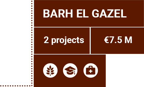 Details for the Barh El Gazel province